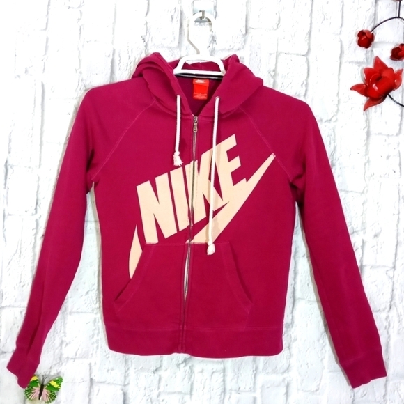 Nike Spell Out Logo Hoodie Sweatshirt‎ Jacket - Picture 4 of 4